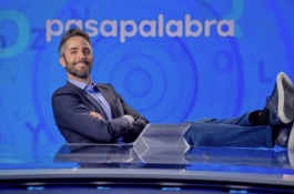 Roberto Leal en el plató de Pasapalabra